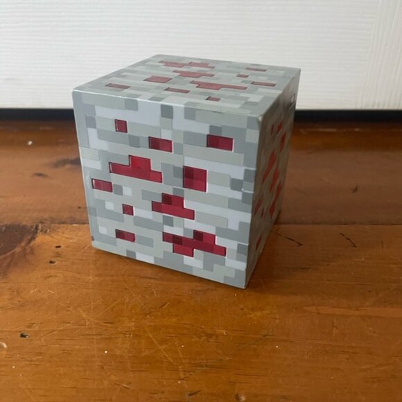 Minecraft Redstone Ore 3” Square Cube Night Light - Picture 3 of 6